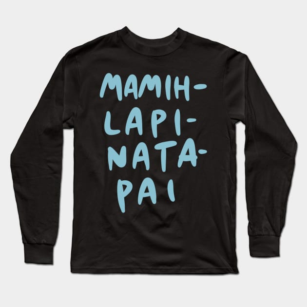 Mamihlapinatapai (Longest Word - Language Linguist) Long Sleeve T-Shirt by isstgeschichte